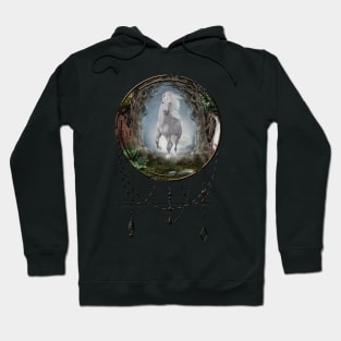 Wonderful white unicorn Hoodie